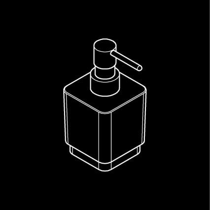 GROHE 40805000 - Flüssigseifenspender SELECTION CUBE 300 ml, glänzender Chrom