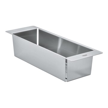 GROHE 40852SD0 - Multifunktionaler Abtropfkorb 450 × 150 × 100 mm, Edelstahl