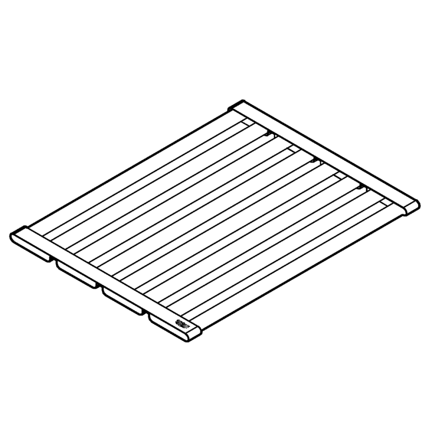 GROHE 40856SD0 - Abtropfblech 450 × 348 mm, gebürsteter Edelstahl