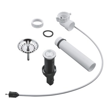 GROHE 40986SD0 - Ablaufgarnitur für Küchenspülen Ø 35 mm, Edelstahl