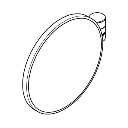 GROHE 41077000 - Kosmetikspiegel SELECTION 20 × 20 cm glänzender Chrom