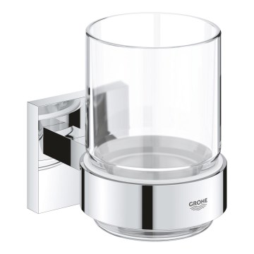 GROHE 41097000 - Glas mit Halter, glänzend verchromt