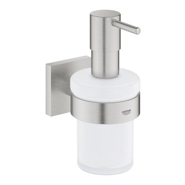 GROHE 41098DC0 - START CUBE Flüssigseifenspender 160 ml, Edelstahl