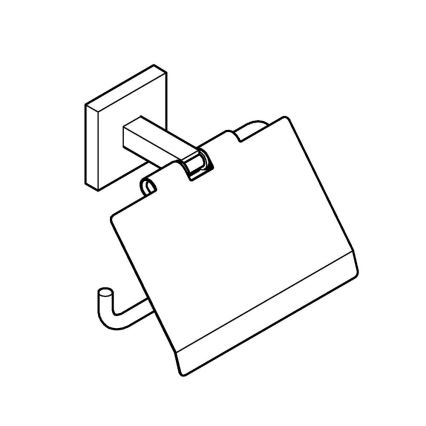 GROHE 411022430 - Toilettenpapierhalter START CUBE schwarz