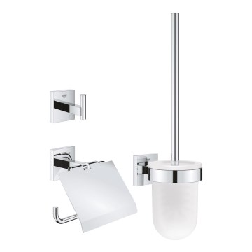 GROHE 41123000 - 3-in-1 WC-Zubehörset, hochglänzender Chrom