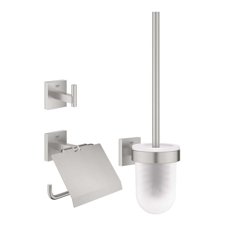 GROHE 41123DC0 - Zubehör-Set START CUBE Edelstahl