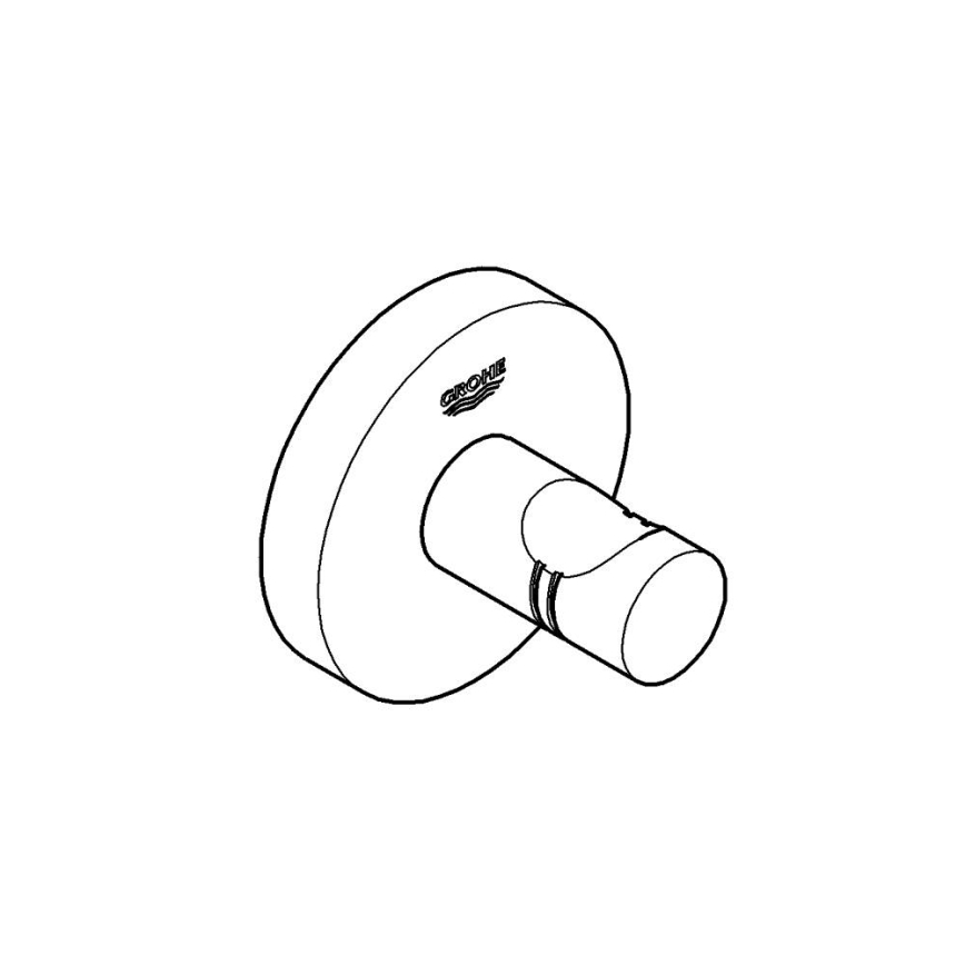 GROHE 411732430 - START Bademantelhaken, schwarz