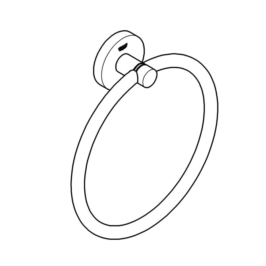 GROHE 41174000 - Handtuchhalter START 180 mm, hochglänzend verchromt