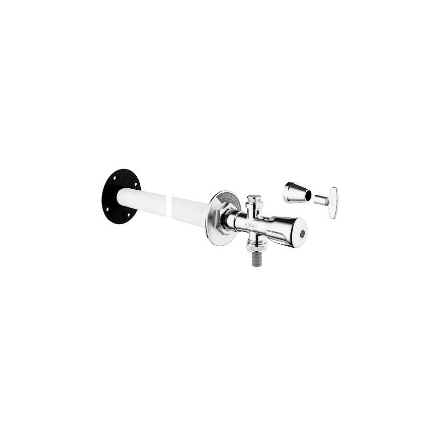 GROHE 41208000 - Außenwandventil EUROTEC DN 15, Hochglanz-Chrom
