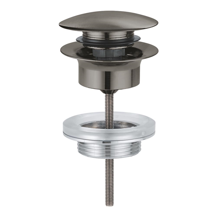 GROHE 65807AL0 - Ablaufgarnitur für Waschbecken mit Überlauf, Graphit