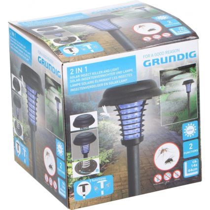 Grundig 12217 - LED-Solarleuchte und Insektenvernichter LED/1xAA 600 mAh