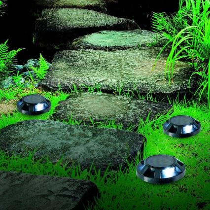 Grundig 12338 - LED-Solarleuchte 3xLED/1xAAA 600 mAh