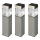 Grundig 90048 - SET 3x Solarleuchte LED/5,5x28cm 1xAAA 600 mAh