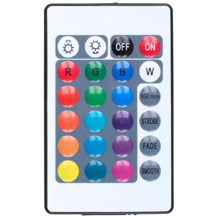 Grundig - Dimmbare LED-RGBW-Stehlampe LED/10W/5V schwarz + Fernbedienung