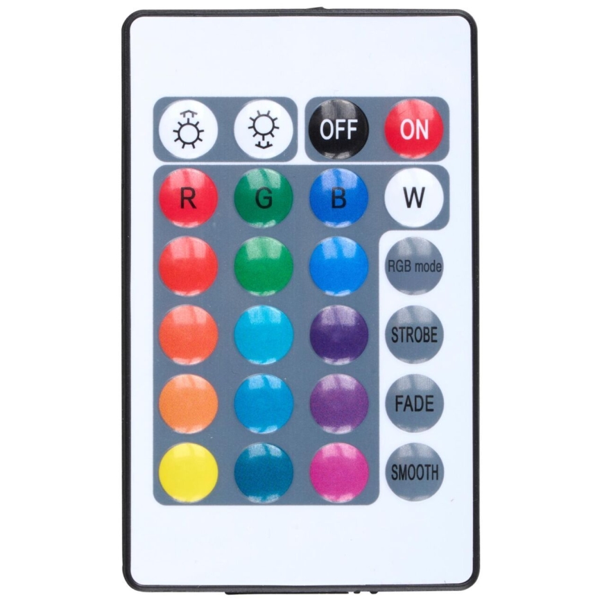 Grundig - Dimmbare LED-RGBW-Stehlampe LED/10W/5V schwarz + Fernbedienung