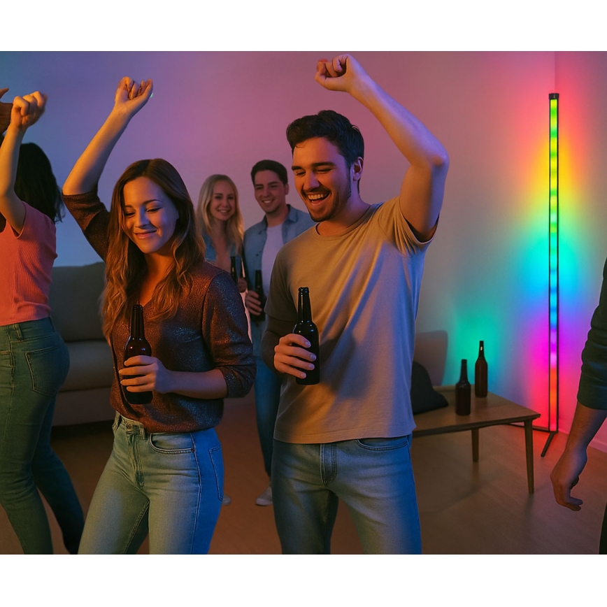 Grundig - Dimmbare RGBW-LED-Stehleuchte LED/6W/230V + Fernbedienung