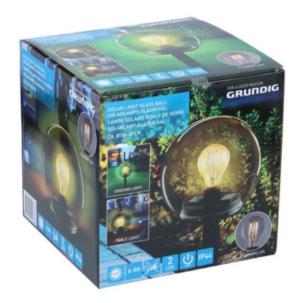 Grundig - LED-Solarleuchte LED/3,7V 500 mAh IP44