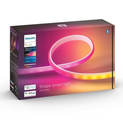 Basisset - Philips Hue WHITE AND COLOR AMBIANCE LED/20W/230V dimmbares RGBW LED-Band 2 m