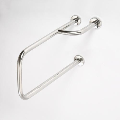 Haltegriff 23,5 x 38 cm Edelstahl/silber