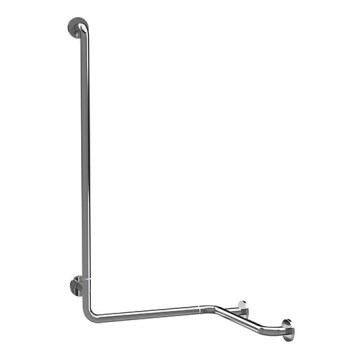 Haltegriff für die Dusche 66x118 cm Edelstahl/silber