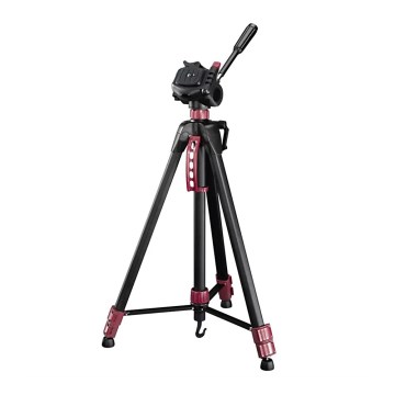 Hama - Kamerastativ 166 cm schwarz/rot