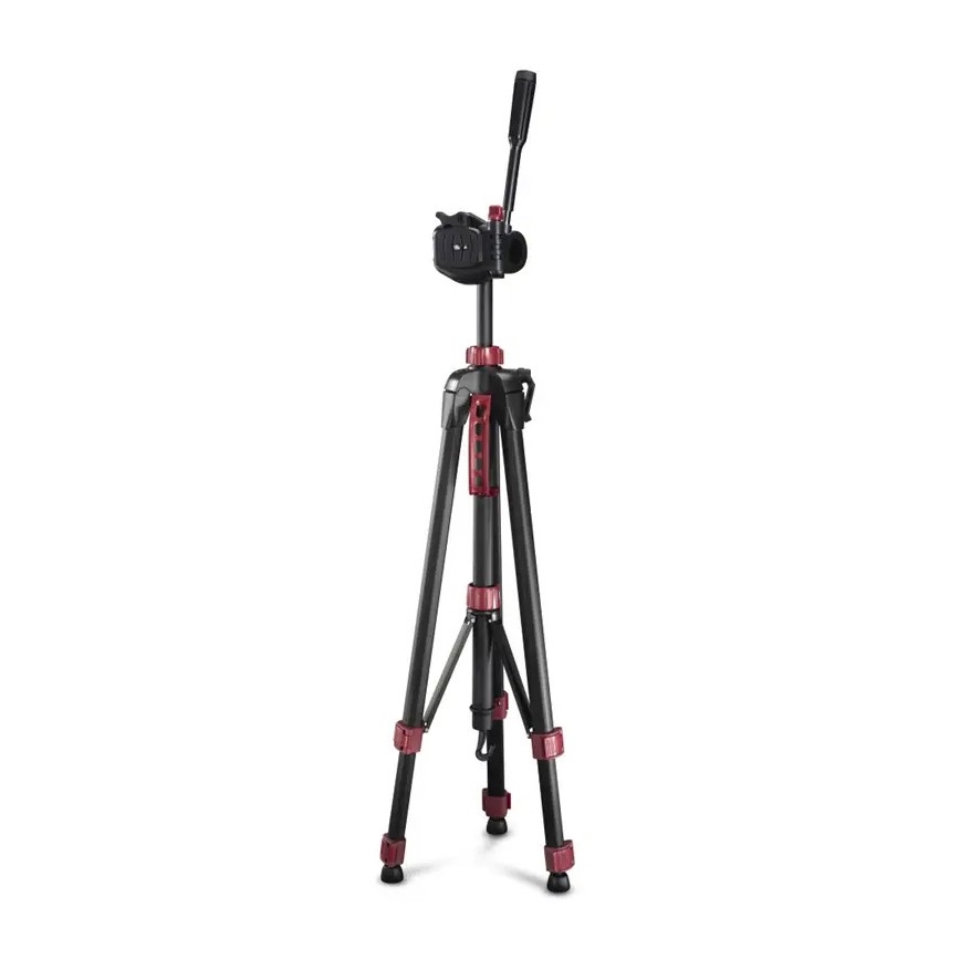 Hama - Kamerastativ 166 cm schwarz/rot