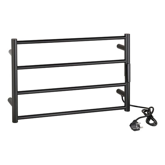 Handtuchhalter 56x37 cm Edelstahl/schwarz