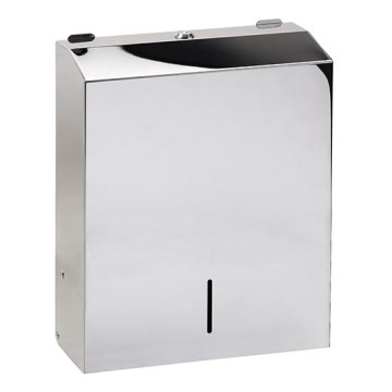 Handtuchspender 28x35 cm, Edelstahl/silber