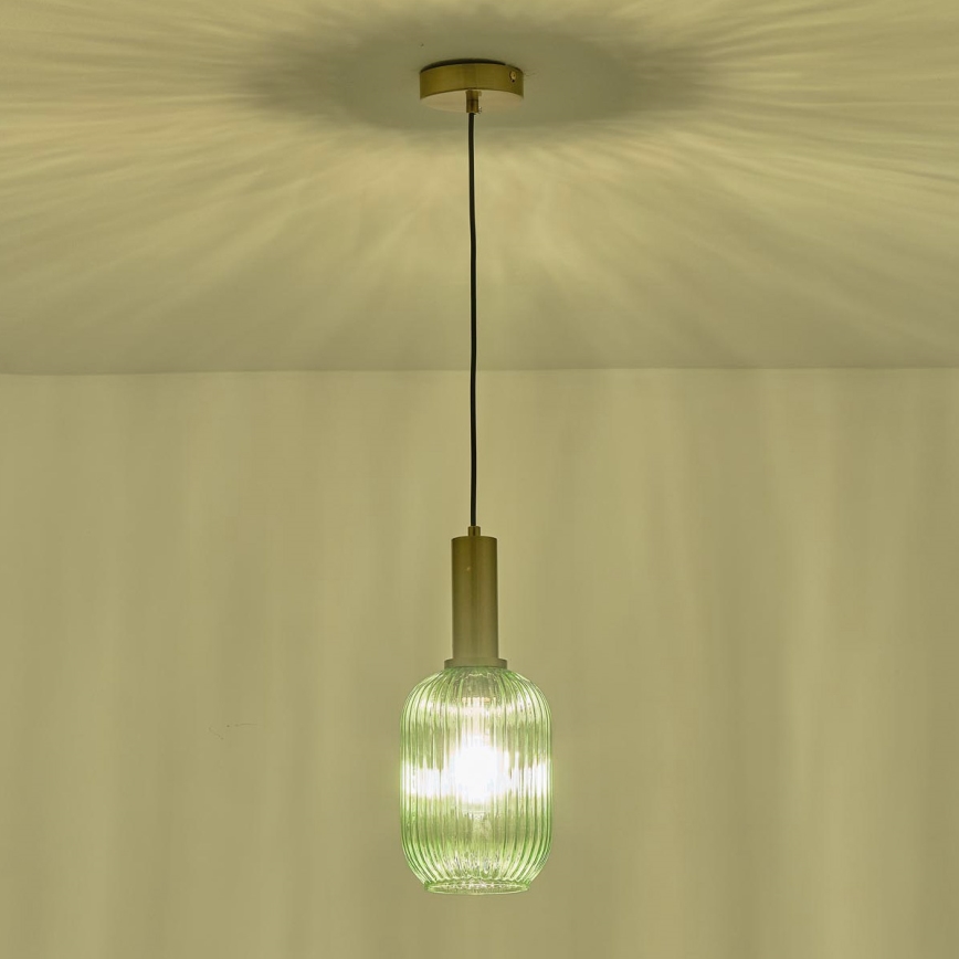 Hängeleuchte 1xE27/15W/230V grün 13 cm