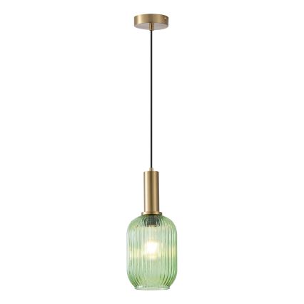 Hängeleuchte 1xE27/15W/230V grün 13 cm
