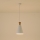 Hängeleuchte 1xE27/15W/230V weiß pr. 20 cm