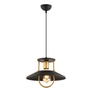 Hängeleuchte 1xE27/40W/230V schwarz/golden