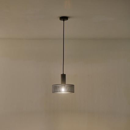 Hängeleuchte 1xE27/40W/230V schwarz