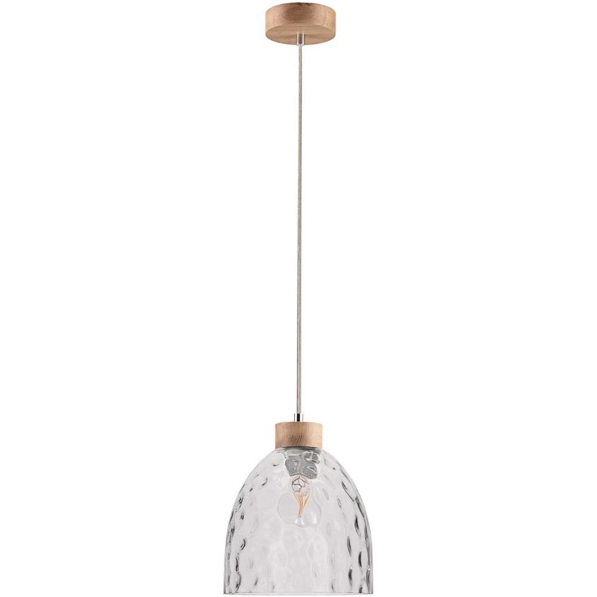 Hängeleuchte ALESSANDRO 1xE27/60W/230V Eiche