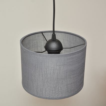 Hängeleuchte an Kabel ALBA 2xE27/15W/230V grau