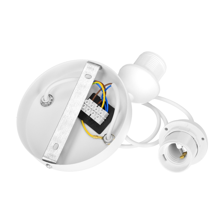 Hängeleuchte an Kabel BOHO 2xE27/60W/230V creme/jute