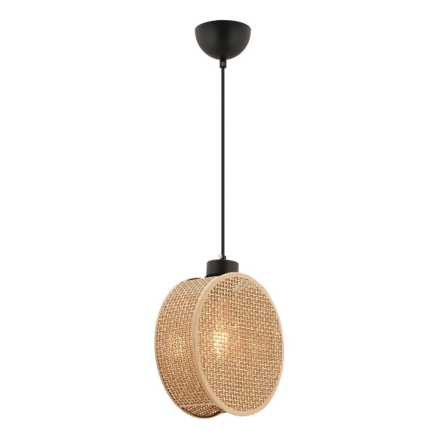 Hängeleuchte an Kabel DRUM 1xE27/60W/230V braun
