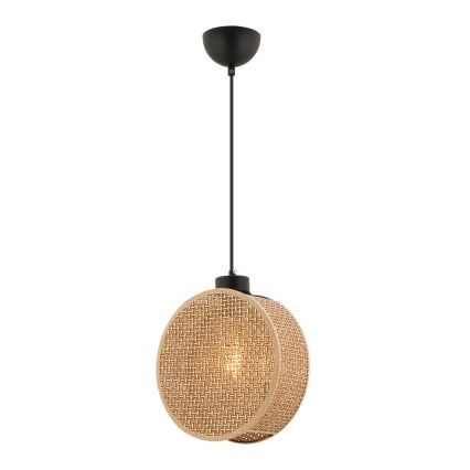 Hängeleuchte an Kabel DRUM 1xE27/60W/230V braun