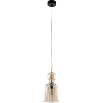 Hängeleuchte an Kabel SOPHIA 1xE14/10W/230V schwarz/rauchbeige
