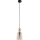 Hängeleuchte an Kabel SOPHIA 1xE14/10W/230V schwarz/rauchbeige