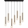 Hängeleuchte an Kabel TEMPO 7xE27/40W/230V goldfarben