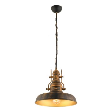 Hängeleuchte an Kette 1xE27/40W/230V bronzen