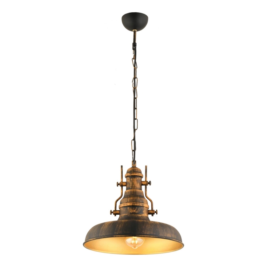 Hängeleuchte an Kette 1xE27/40W/230V bronzen