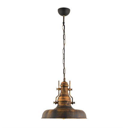 Hängeleuchte an Kette 1xE27/40W/230V bronzen