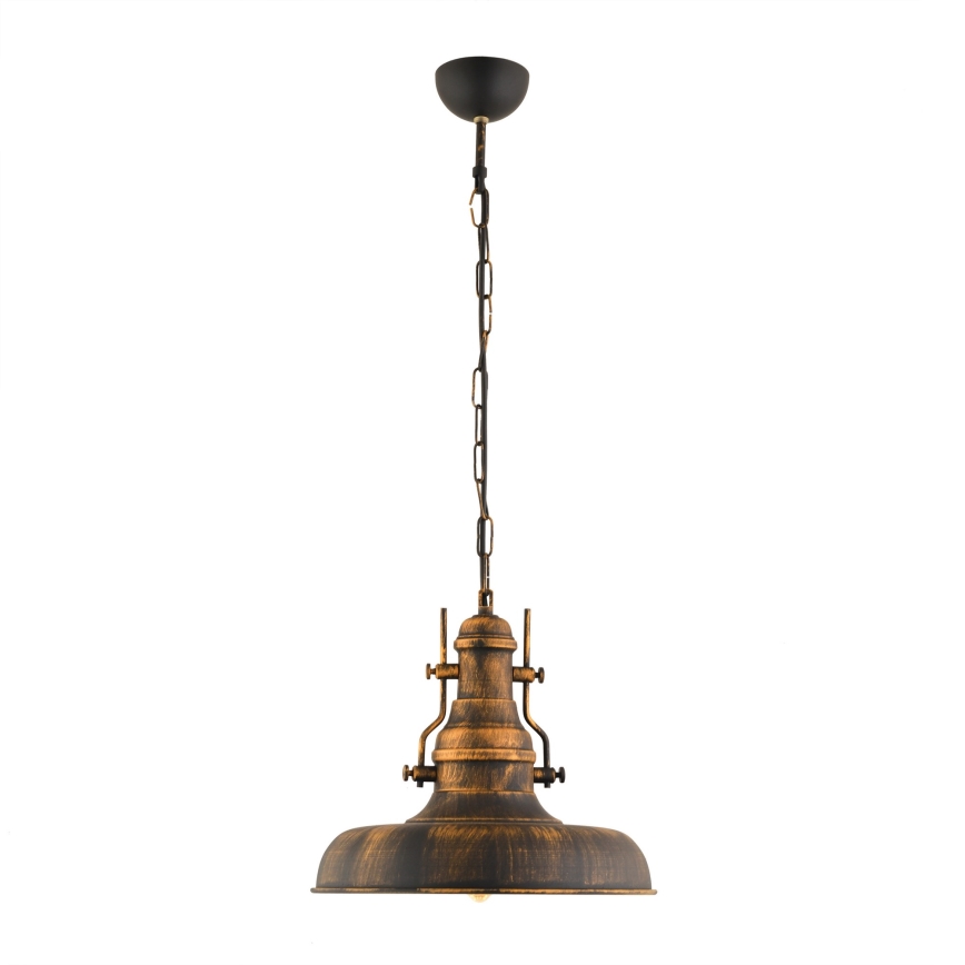 Hängeleuchte an Kette 1xE27/40W/230V bronzen