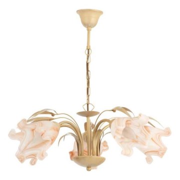 Hängeleuchte an Kette DUCATTI 5xE14/10W/230V golden