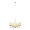 Hängeleuchte an Kette MALBO 5xE27/15W/230V beige