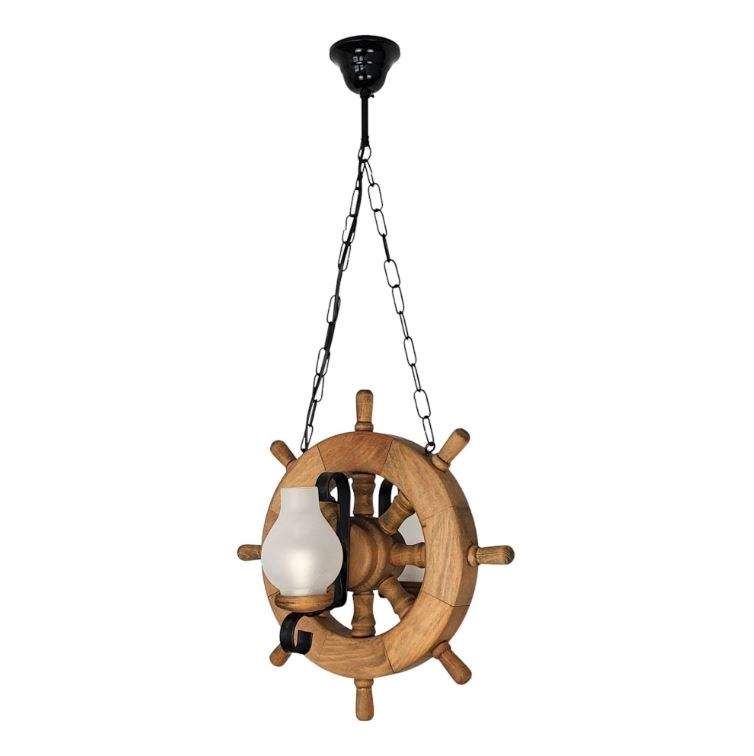 Hängeleuchte an Kette TIMONA 2xE14/40W/230V Buche