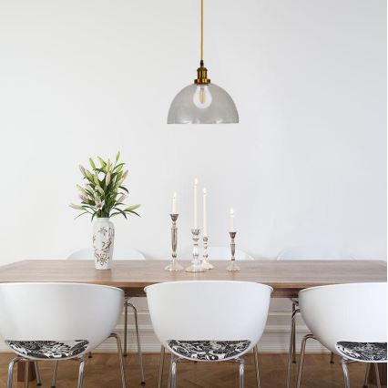 Hängeleuchte an Schnur 1xE27/60W/230V d 30 cm