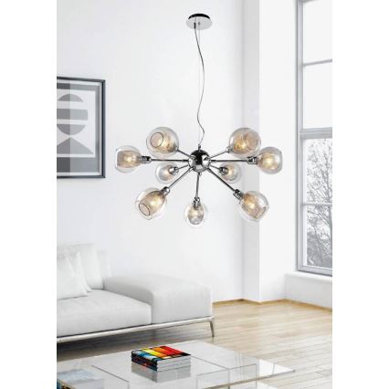 Hängeleuchte an Schnur DIXI 9xE14/40W/230V